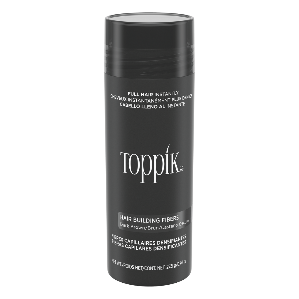 Toppik's hair perfecting tool instantly covers up bald patches, hair thinning and gives you thicker, fuller looking hair.